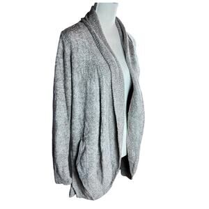 Barefoot Dreams CozyChicLite Oatmeal Cardigan Size Medium Luxe Lounge Longline